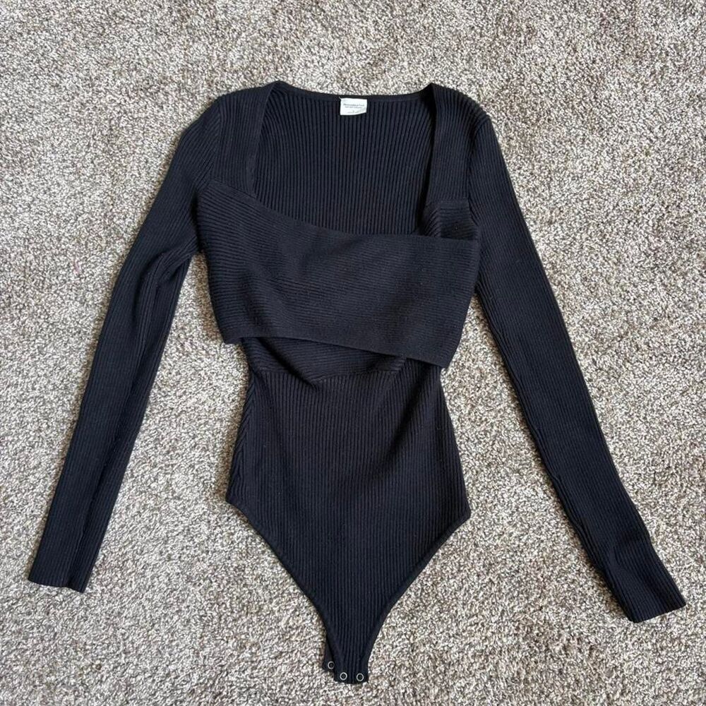 Abercrombie-fitch Women's Black Bodysuit